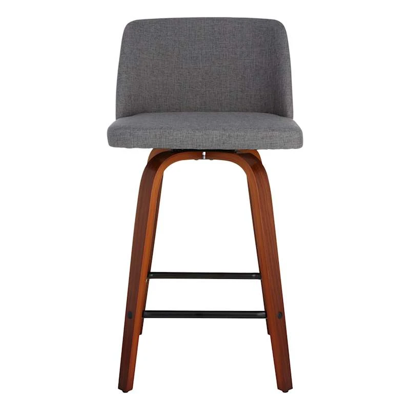 Crosby St Toriano Upholstered Counter Stool, 26" 5 Crosby St Toriano Upholstered Counter Stool, 26" - Image 3