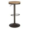 Dakota Adjustable Modern Industrial Barstool, Antique Bronze -Furniture Series Store dakota adjustable modern industrial barstool antique bronze