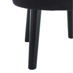 Emmy Ottoman, Black Velvet -Furniture Series Store emmy ottoman black velvet 2