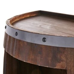Faux Wine Barrel 2 Tier Display Shelf 12 Faux Wine Barrel 2 Tier Display Shelf -Furniture Series Store faux wine barrel 2 tier display shelf 3