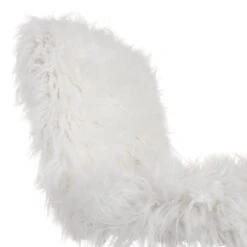 Fiona Adjustable Office Chair, White Faux Fur 12 Fiona Adjustable Office Chair, White Faux Fur -Furniture Series Store fiona adjustable office chair white faux fur 2