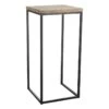 Fiona Wood Top Plant Stand With Metal Base, Large -Furniture Series Store fiona wood top plant stand with metal base large