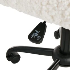 Found & Fable Aubrey Office Chair, White Sherpa 11 Found & Fable Aubrey Office Chair, White Sherpa -Furniture Series Store found fable aubrey office chair white sherpa 4