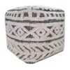 Found & Fable Kai Diamond Tufted Pouf, 16" -Furniture Series Store found fable kai diamond tufted pouf 16
