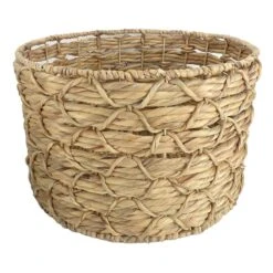 Found & Fable Kai Round X Weave Storage Basket, Large
