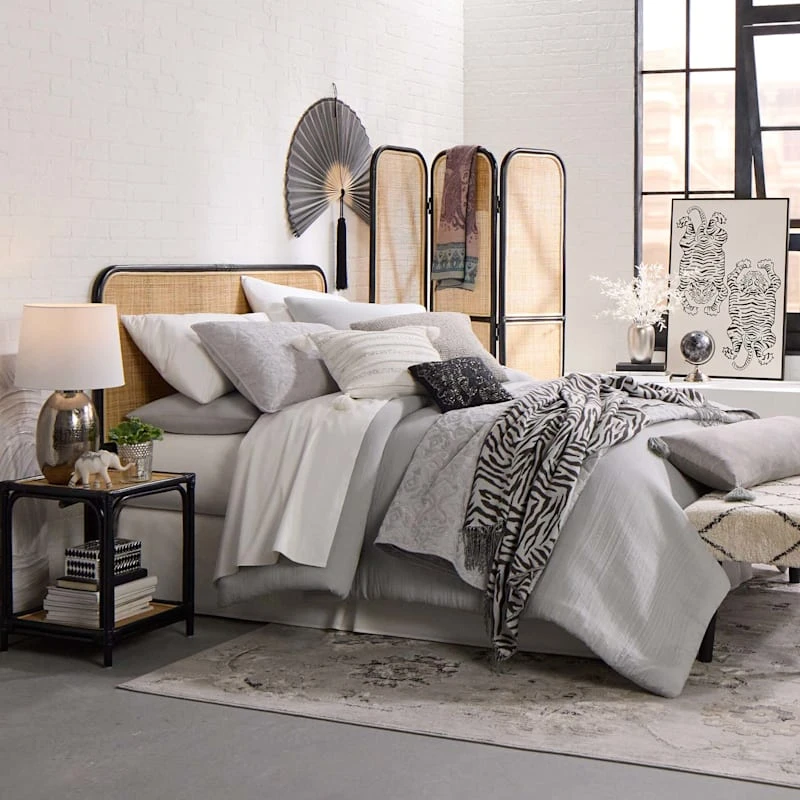 Found & Fable Zola Rattan Headboard, Queen 5 Found & Fable Zola Rattan Headboard, Queen - Image 3