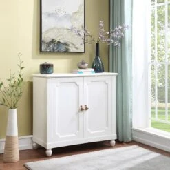 Grace Mitchell Asbury 2-Door White Cabinet -Furniture Series Store grace mitchell asbury 2 door white cabinet 6