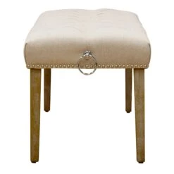 Grace Mitchell Bailey Tufted Bench With Ring Accents -Furniture Series Store grace mitchell bailey tufted bench with ring accents 2