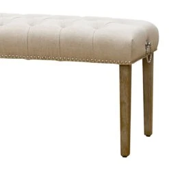 Grace Mitchell Bailey Tufted Bench With Ring Accents -Furniture Series Store grace mitchell bailey tufted bench with ring accents 3