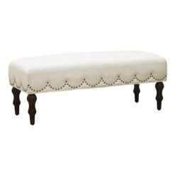Grace Mitchell Ellery Bench With Scalloped Nailheads 8 Grace Mitchell Ellery Bench With Scalloped Nailheads -Furniture Series Store grace mitchell ellery bench with scalloped nailheads 2