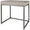Grey Rectangle Vanity Stool -Furniture Series Store grey rectangle vanity stool