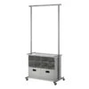 Grey Rolling Closet Organizer -Furniture Series Store grey rolling closet organizer