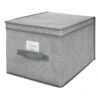 Grey Storage Box, Large 1 Grey Storage Box, Large -Furniture Series Store grey storage box large