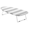 Grey & White Tabletop Ironing Board With Hooks -Furniture Series Store grey white tabletop ironing board with hooks