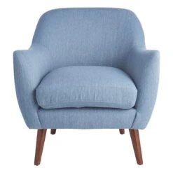 Honeybloom Braxton Blue Armchair -Furniture Series Store honeybloom braxton blue armchair 2