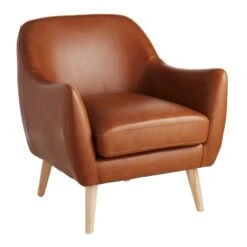 Honeybloom Braxton Faux Leather Chair