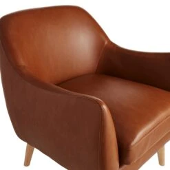Honeybloom Braxton Faux Leather Chair -Furniture Series Store honeybloom braxton faux leather chair 4