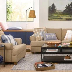 Honeybloom Brooke Sofa, Tan -Furniture Series Store honeybloom brooke sofa tan 3