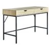Honeybloom Burnaby 2-Drawer Wood & Metal Desk
