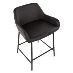 Honeybloom Destin Counter Stool, Dark Brown -Furniture Series Store honeybloom destin counter stool dark brown 5