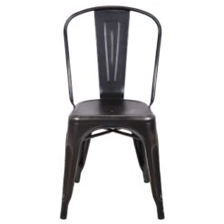 Honeybloom Idris Black Metal Dining Chair 11 Honeybloom Idris Black Metal Dining Chair -Furniture Series Store honeybloom idris black metal dining chair 1