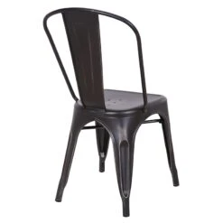 Honeybloom Idris Black Metal Dining Chair 13 Honeybloom Idris Black Metal Dining Chair -Furniture Series Store honeybloom idris black metal dining chair 3