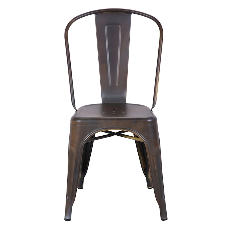 Honeybloom Idris Bronze Metal Dining Chair 4 Honeybloom Idris Bronze Metal Dining Chair - Image 2