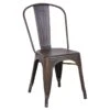 Honeybloom Idris Bronze Metal Dining Chair -Furniture Series Store honeybloom idris bronze metal dining chair