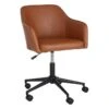 Honeybloom Nash Faux Leather Office Chair -Furniture Series Store honeybloom nash faux leather office chair