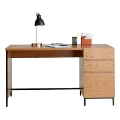 Honeybloom Oliver 3-Drawer Desk -Furniture Series Store honeybloom oliver 3 drawer desk 2