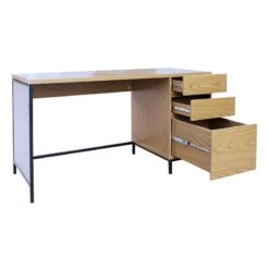 Honeybloom Oliver 3-Drawer Desk -Furniture Series Store honeybloom oliver 3 drawer desk 3