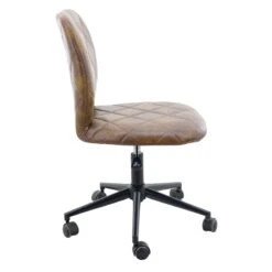 Honeybloom Quinton Quilted Faux Leather Office Chair 7 Honeybloom Quinton Quilted Faux Leather Office Chair -Furniture Series Store honeybloom quinton quilted faux leather office chair 2