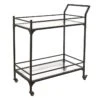 Honeybloom Sage Frost Bar Cart -Furniture Series Store honeybloom sage frost bar cart