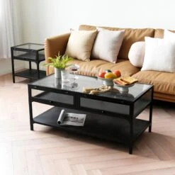 Honeybloom Sage Frost Coffee Table -Furniture Series Store honeybloom sage frost coffee table 4