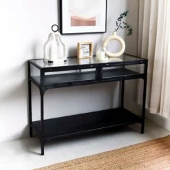 Honeybloom Sage Frost Console Table -Furniture Series Store honeybloom sage frost console table 4