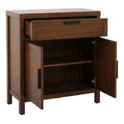 Honeybloom Samuel 1-Drawer 2-Door Wooden Cabinet -Furniture Series Store honeybloom samuel 1 drawer 2 door wooden cabinet 3