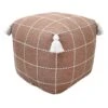 Honeybloom Shiva Brown Woven Pouf 1 Honeybloom Shiva Brown Woven Pouf -Furniture Series Store honeybloom shiva brown woven pouf