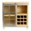 Honeybloom Suzanne Barn Door Wine Cabinet -Furniture Series Store honeybloom suzanne barn door wine cabinet