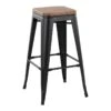 Honeybloom Westfield Barstool, Black -Furniture Series Store honeybloom westfield barstool black