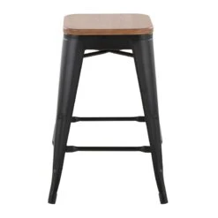Honeybloom Westfield Counter Stool, Black -Furniture Series Store honeybloom westfield counter stool black 1