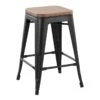 Honeybloom Westfield Counter Stool, Black -Furniture Series Store honeybloom westfield counter stool black