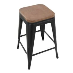 Honeybloom Westfield Counter Stool, Black -Furniture Series Store honeybloom westfield counter stool black 3