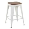 Honeybloom Westfield Counter Stool, White -Furniture Series Store honeybloom westfield counter stool white