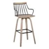 Honeybloom Whitley Swivel Barstool -Furniture Series Store honeybloom whitley swivel barstool