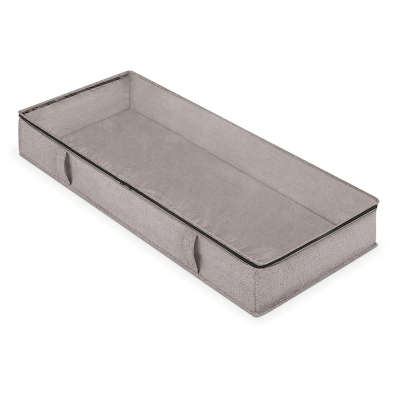 Jumbo Underbed Storage Bag, Black Herringbone 4 Jumbo Underbed Storage Bag, Black Herringbone - Image 2