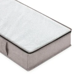 Jumbo Underbed Storage Bag, Black Herringbone 10 Jumbo Underbed Storage Bag, Black Herringbone -Furniture Series Store jumbo underbed storage bag black herringbone 2