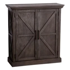 Kelly 2-Door Barn Door Cabinet