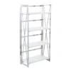 Laila Ali Astrid Chrome Bookshelf 2 Laila Ali Astrid Chrome Bookshelf -Furniture Series Store laila ali astrid chrome bookshelf