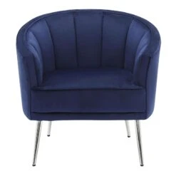 Laila Ali Avani Blue Velvet Accent Chair 12 Laila Ali Avani Blue Velvet Accent Chair -Furniture Series Store laila ali avani blue velvet accent chair 1