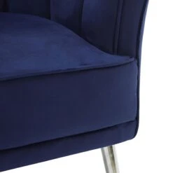 Laila Ali Avani Blue Velvet Accent Chair 18 Laila Ali Avani Blue Velvet Accent Chair -Furniture Series Store laila ali avani blue velvet accent chair 7